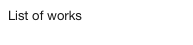 List of works